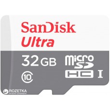 Карта пам'яті SanDisk 32 GB microSDHC UHS-I Ultra SDSQUNB-032G-GN3MN