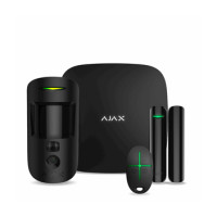 Комплект охоронної сигналізації Ajax StarterKit Cam Plus (чорний)