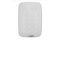 Superior Keypad Plus white Jeweller Бездротовая клавиатура с подтримкою закрытых карт и брелоков Ajax